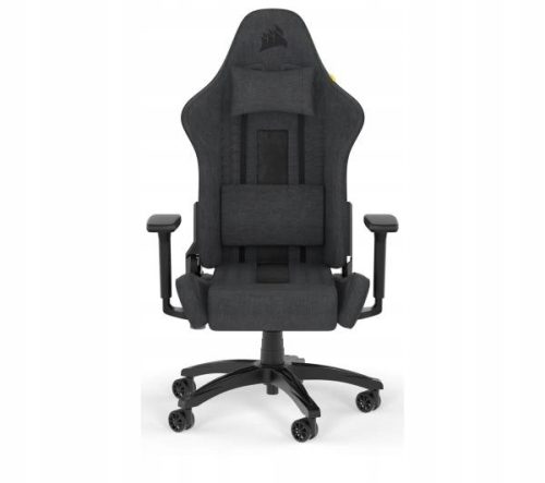  Corsair TC100 Relaxed Gaming Chair Schwarz und Grau Stoff Schwarz und Grau