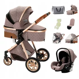    KINDERWAGEN 3in1 PREMIUM KINDERWAGENSITZ GONDEL, LEICHT, MULTIFUNKTIONAL