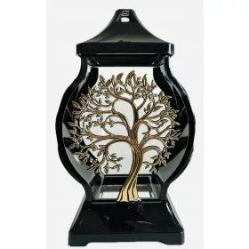  Wunderschöne Kerze, Schrein, Baum, Schwarz und Gold