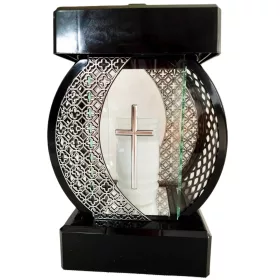  Kerzenlaterne für das Grab OPEN WHEEL BLACK GOLD DECORS