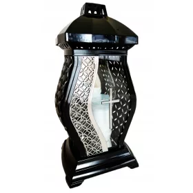  Kerze, glamouröse Laterne, Vase, Rattankreuz