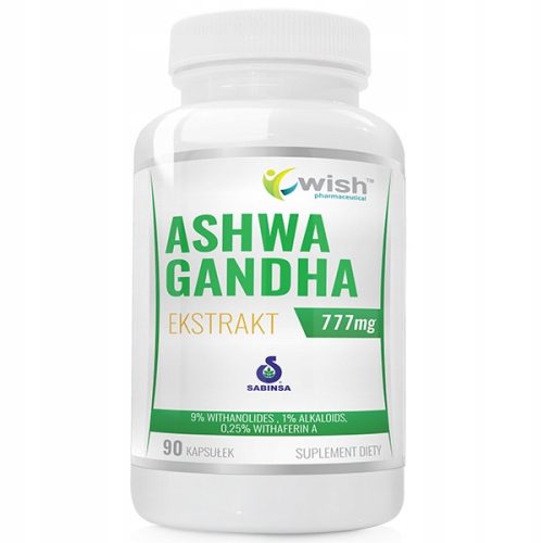 ASHWAGANDHA 777 mg von WISH Pharmaceutical – Starke Unterstützung für Stressabbau und Konzentration