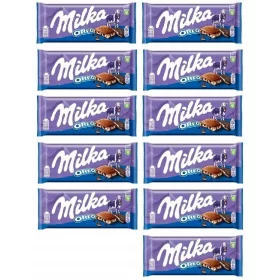   Milka Oreo Schokolade 11x 100g - Halber Karton Alpenmilch Schokolade