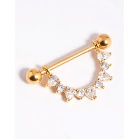  Lovisa – Nippelpiercing aus vergoldetem Titan