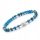  Apatit-Armband, Naturstein, Gummiband, facettiert, 4 mm