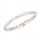  Armband Naturmondstein, Gummiband, facettiert, 4 mm