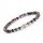  Turmalin-Armband, Naturstein, Gummiband, facettiert, 4 mm