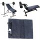  Set Turnhandtücher mit Tasche und Kopfstütze 120 x 50 und 80 x 40