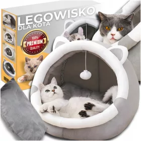  HOME Bett mit Ohren, Katzenhaus M (I152)