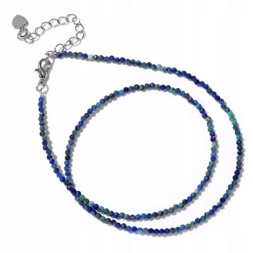  Halsband Halskette Naturstein Azurit