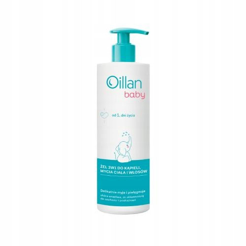  Oillan Baby Gel 3in1 für Körper- und Haarbad 400 ml