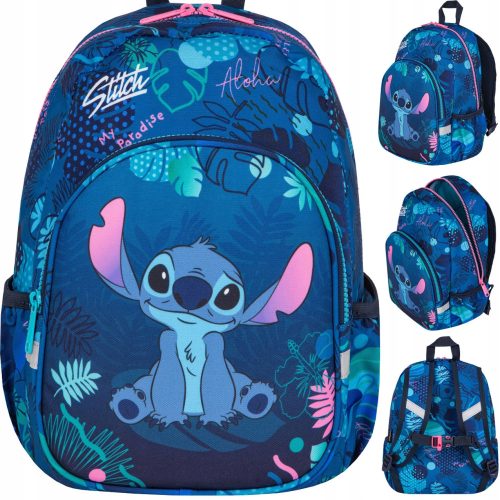  Lilo und Stitch CoolPack Kindergartenrucksack mit einem Fach für Mädchen Blautöne, Rosatöne, Mehrfarbig