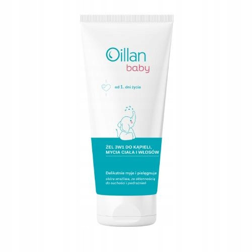  OILLAN BABY 3in1 Shampoo, Badegel 200 ml