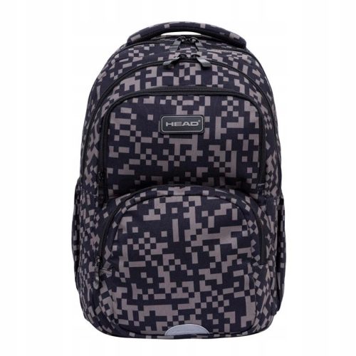 HEAD GREY BRICKS AB200 - Moderner Rucksack im Pixel-Design für Schulkinder