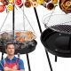  GRILL DREIBEIN KAMIN 2in1 Garten HÄNGEND GROSS