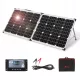  DOKIO faltbares tragbares Solarpanel 100 Watt 12 Volt monokristallines Solar