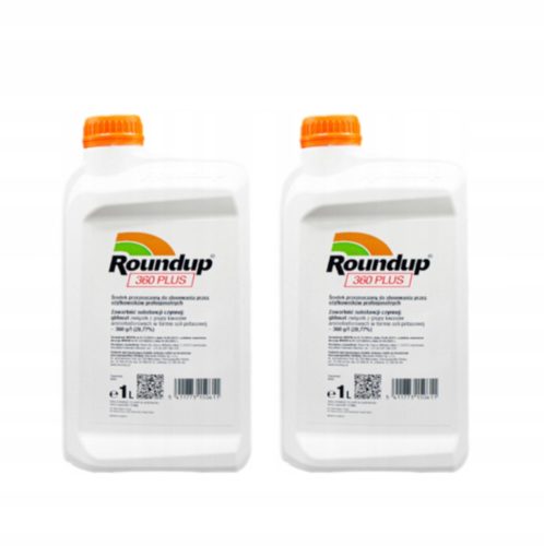 Roundup 360 Plus 2x1L von Bayer - Effektives Herbizid gegen mehrjährige Unkräuter