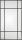  Spiegel im schwarzen Aluminiumrahmen 150X60 Loft 9A Aluminium