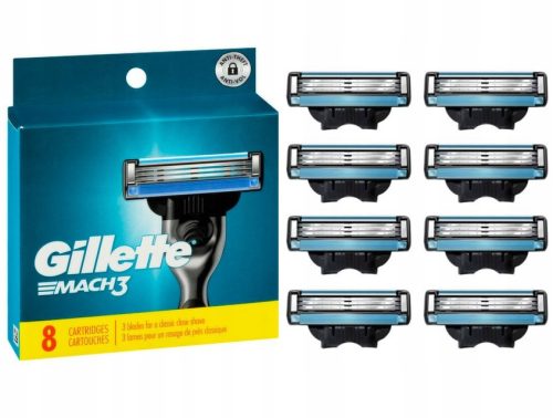  Gillette Mach3 Patronen 8 Stk.