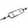  Halsbinder Hybrid, Durchmesser 25 mm, Länge 91 cm, Gummihaken