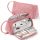  Großes Federmäppchen mit drei Fächern, 3-in-1-Kosmetiktasche