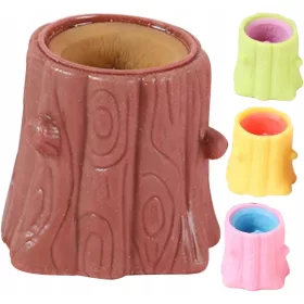  4 Stück Eichhörnchen Quetschspielzeug Kinderspielzeug