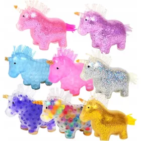  8-tlg. Einhorn, Geschenk für Erwachsene, Spielset, Perlen