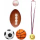  1 Set Ballspielzeug für Kinder, kleines Spielzeug, Medaillenspielspielzeug