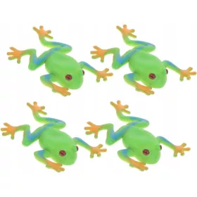    4 Stück Entlüftungsfrosch, kleines Froschspielzeug, Stress-Froschspielzeug