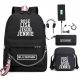  BLACKPINK LISA ROSE JISOO Schulrucksack mit mehreren Fächern, schwarz, 4 Jahre alt