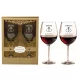 Gravierte Weingläser als Geschenk zur Hochzeit, zum Hochzeitstag, 440 ml