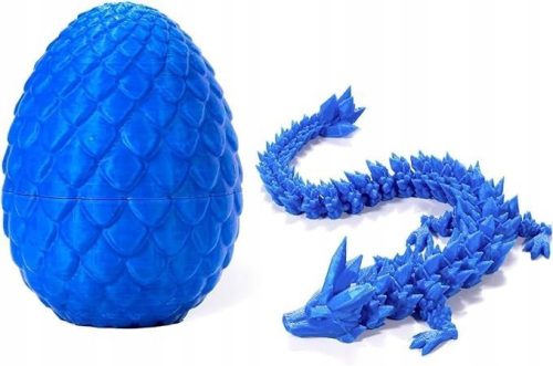  3D-gedruckter Drache, geheimnisvolles Kristalldrachenei-Zappelspielzeug-Überraschung