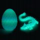  3D-gedruckter Drache, gedruckter Kristalldrache, artikuliertes Drachenhaus