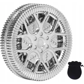    Metall Metall Slider Fidget Hollow Hub Muster ADHS Haptisch Tragbar