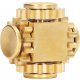  Messing-Spinnspielzeug, Gear Fidget Cube Spinner,