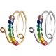 Regenbogen-Fidget-Perlen gegen Stress und Angst für Frauen, verstellbarer Schmuck