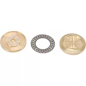    Magnetischer Push-Slider zum Stressabbau, rund, tragbar, EDC-Push-Slider