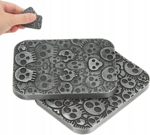  Fidget Slider Spielzeug, Metall Poker Fidget Slider, Spielzeug