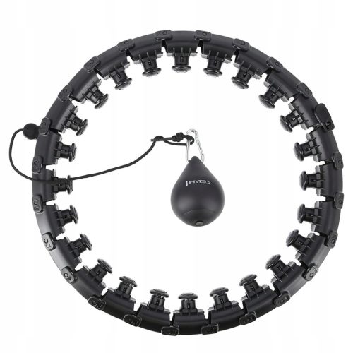 Hula Hoop mit Noppen 9965 51 cm schwarz