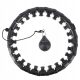 Hula Hoop mit Noppen 9965 51 cm schwarz