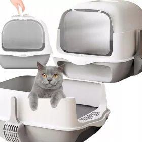  ZooPatrol geschlossene Katzentoilette 50 cm x 36 cm x 33 cm