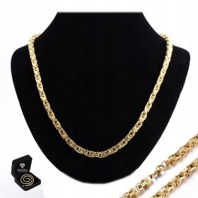    DICKE KETTE Goldkette für Herren, 60 cm, Royal Byzantine + KOSTENLOS