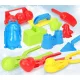  Schneespielzeugset, Werkzeuge zur Herstellung von Schneebällen, Winterspielzeug