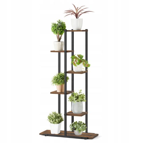  6-stöckiger Blumenständer, Blumenständer, rustikal, LOFT