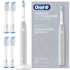    Oral-B Pulsonic Slim Clean 2000 elektrische Zahnbürste, grau