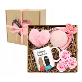    Geschenkset für die Trauzeugin, Tasse, LED-Spiegel, Hochzeitsgeschenk