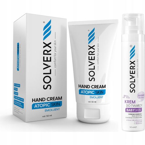 SOLVERX Baby & Atopic Skin - Pflegecreme für Gesicht und Hände 50ml