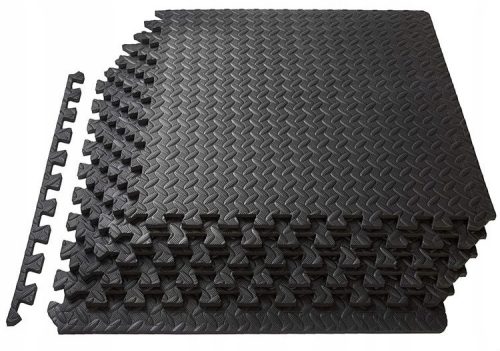  EVA-Trainingsmatte 180 cm x 120 cm schwarz