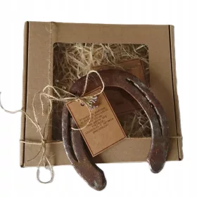    ECHTES HUFEISEN FÜR GLÜCK, GESCHENK, HOCHZEIT, NEUES ZUHAUSE, GEBURTSTAG