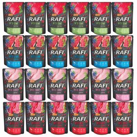   RAFI Nassfutter für Hunde Dolina Noteci Geschmacksmischung 24 x 300g